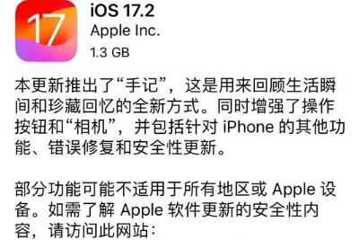 iOS17.2ʽݹЩ